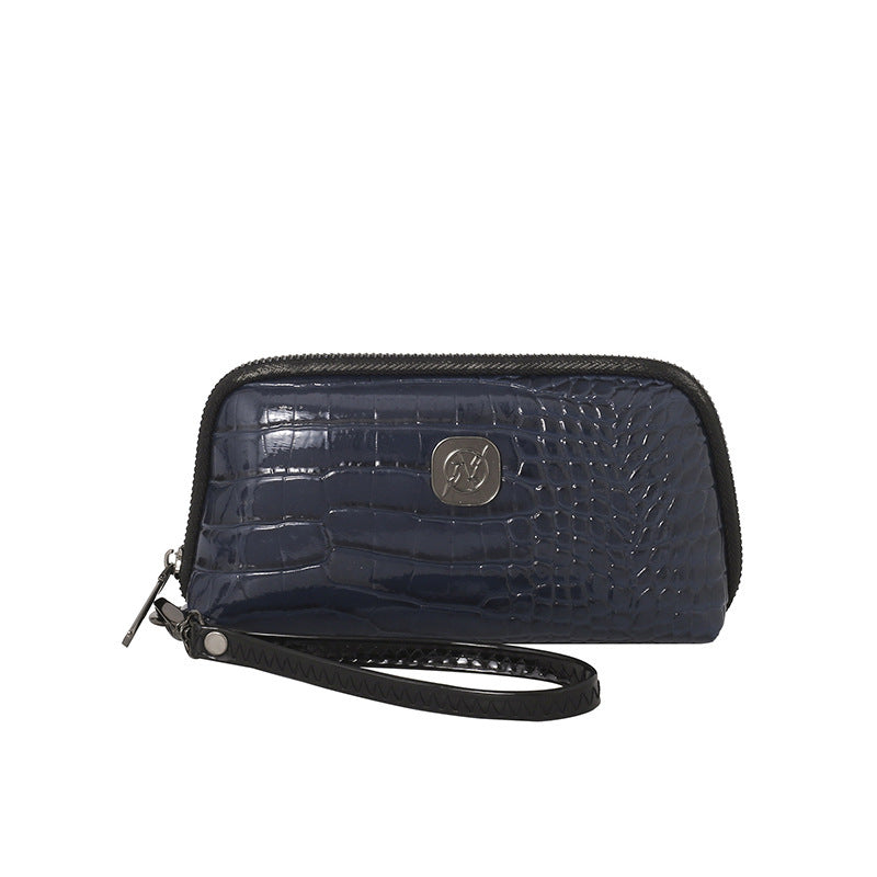 Hand-held Crystal Bamboo Pattern Exquisite Mobile Phone Bag