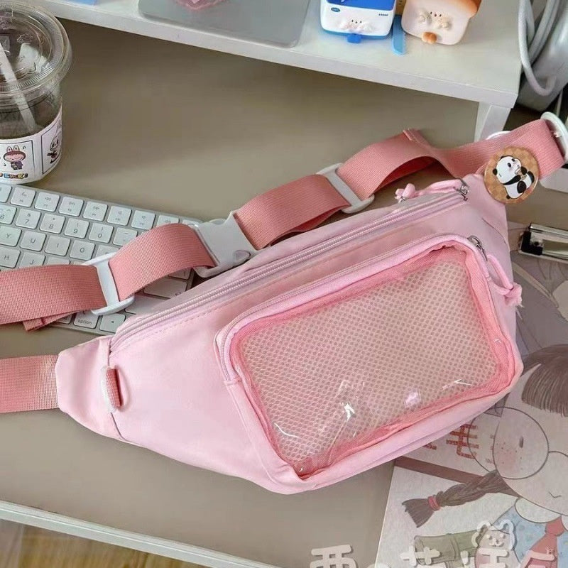 Girl's Beautiful Student Waist Casual All-match Messenger Bag