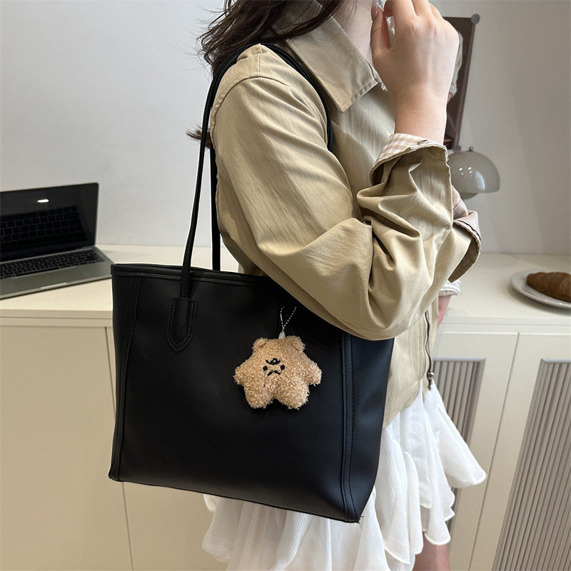 Elegant Commuter Textured Handbag Women's Polyester