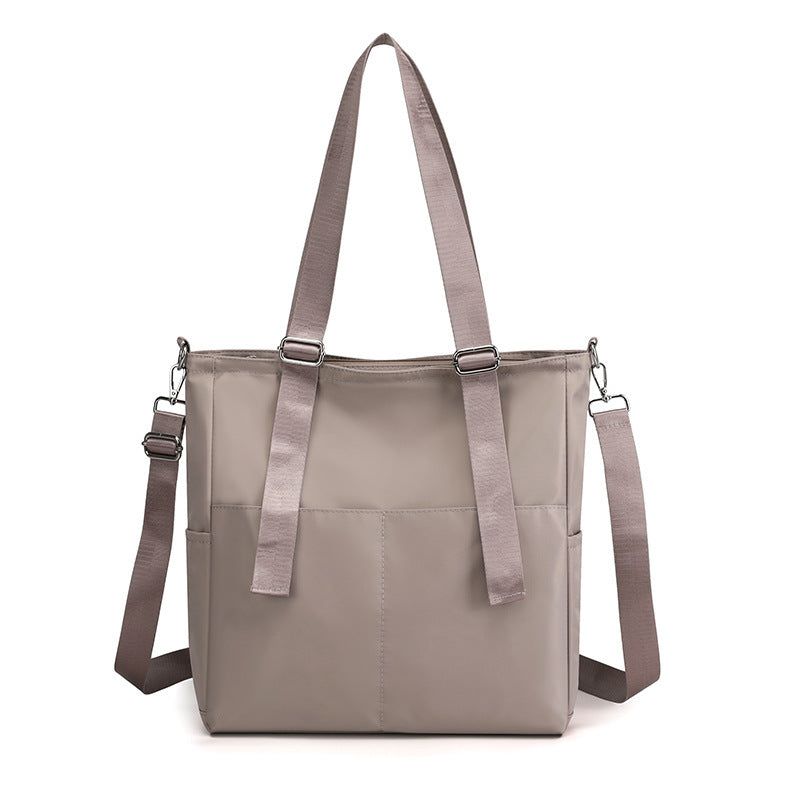 Oxford Cloth Shoulder Bag Large Capacity Casual Tote Bag