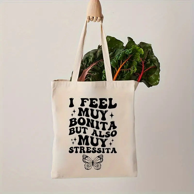 Creative All-match Printed Cute Portable Canvas Bag