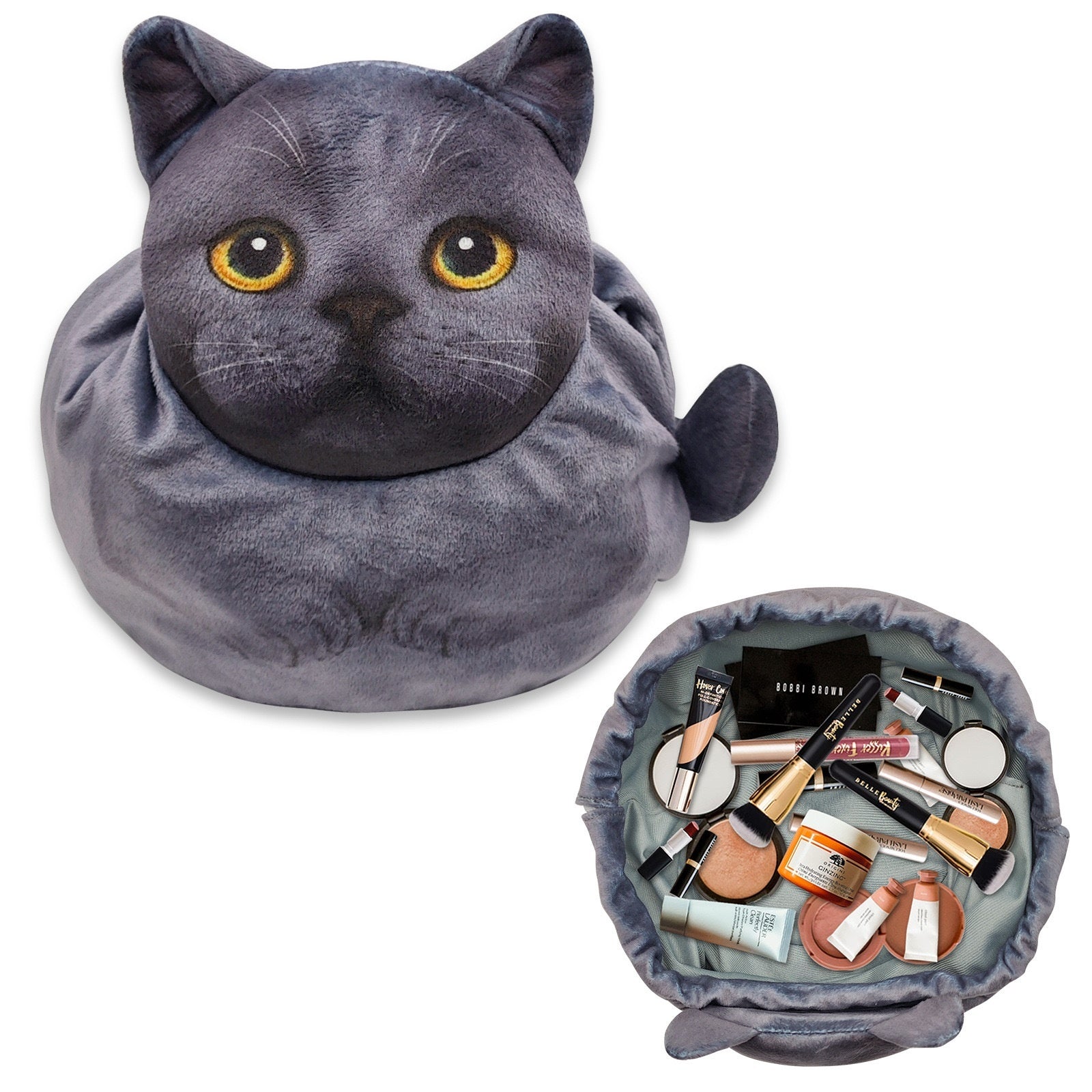 Creative Japanese Cat Printing Drawstring Storage Bag