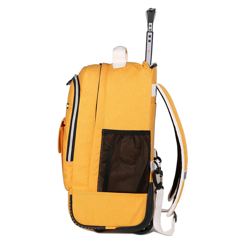 Ultra-light Back Pull Dual-purpose Trolley Backpack