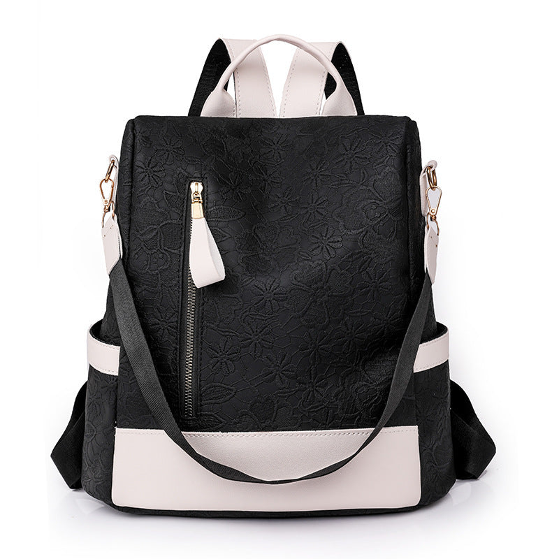 Women's Casual Backpack With Soft Texture