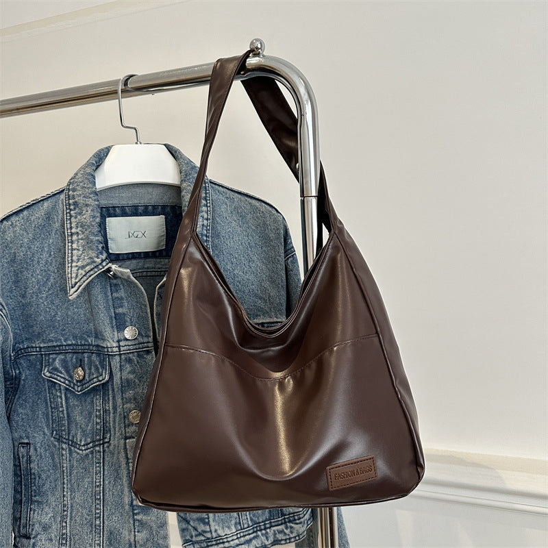 Retro Tote Bag Women's Large Capacity Korean Style
