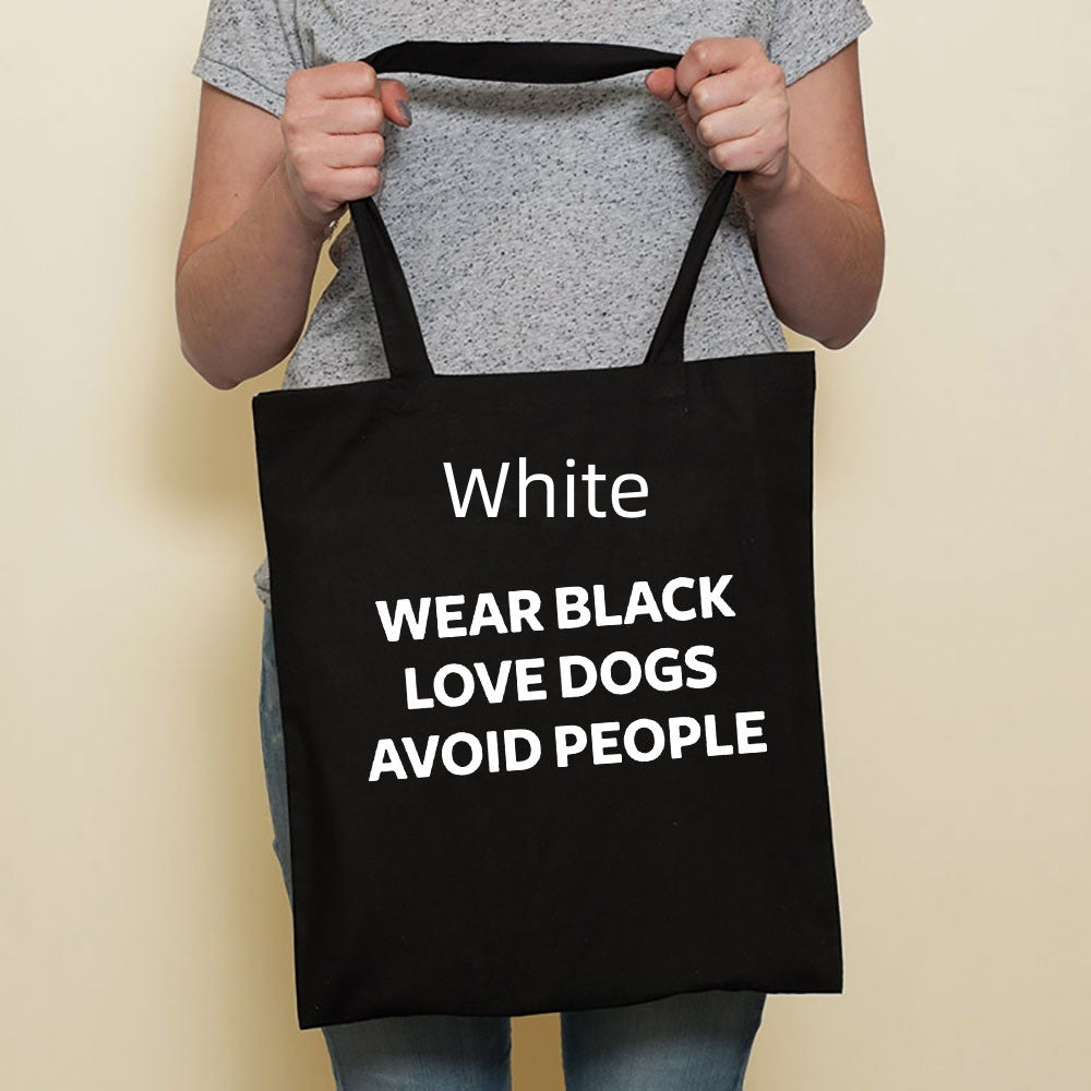 Sausage Cute Pet Dog Printed Canvas Bag