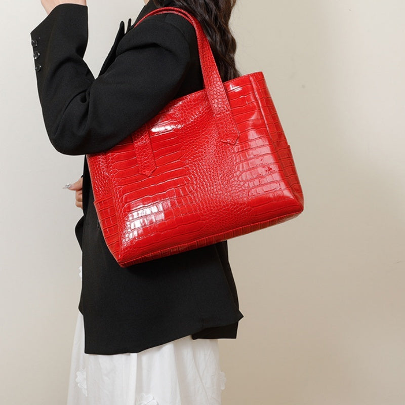 Large Capacity One-shoulder Portable Stylish Simple And Versatile Commuter Bag