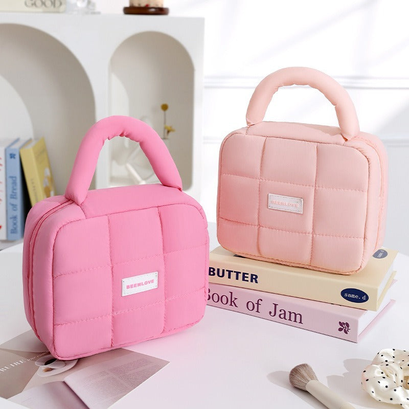 Women's Fashion New Puff Square Storage Bag