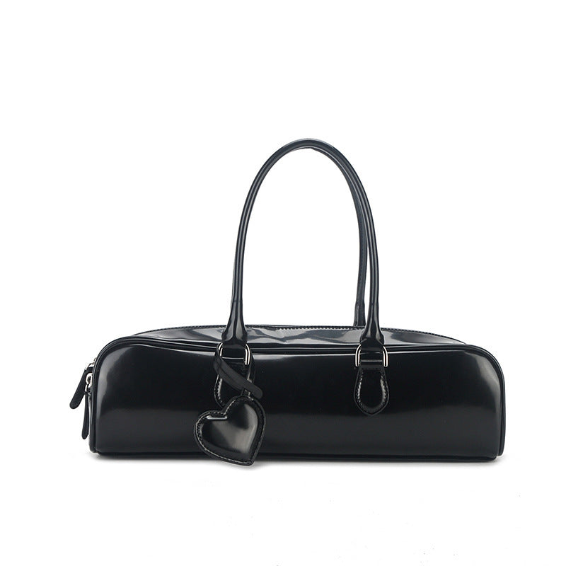 Love Baguette Cowhide High-grade Large Capacity Sweet Cool Hot Girl Handbag