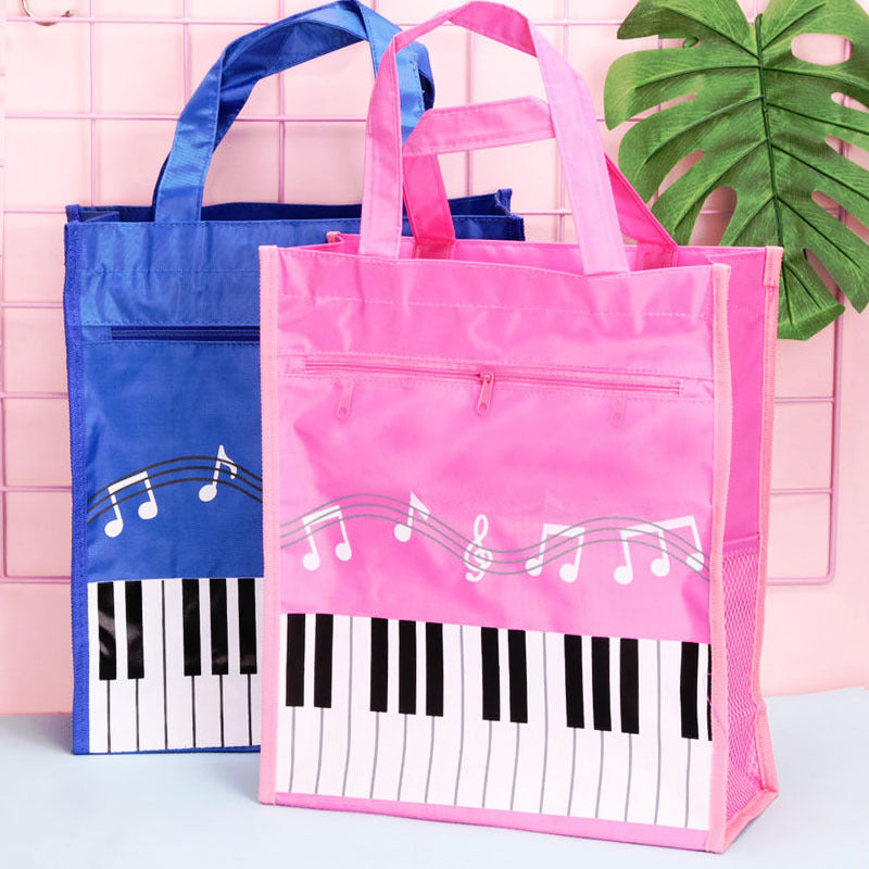 Piano Notes Tuition Bag Tote Bag Two Layers