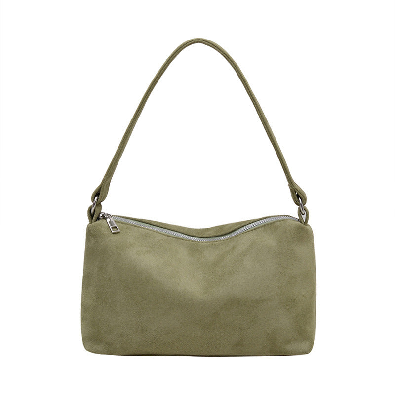 New High-grade Retro Small Square Suede Bag For Women
