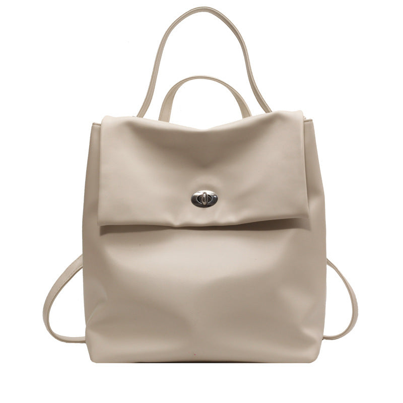 Retro Large Capacity Women's Backpack New All-match Commute Backpack