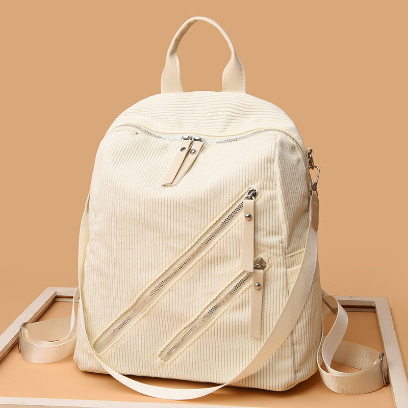 Simple Street Trendy Capacity Casual Female Backpack