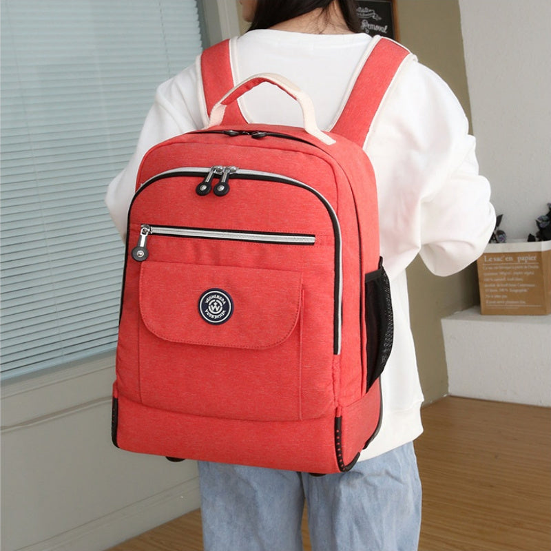 Ultra-light Back Pull Dual-purpose Trolley Backpack