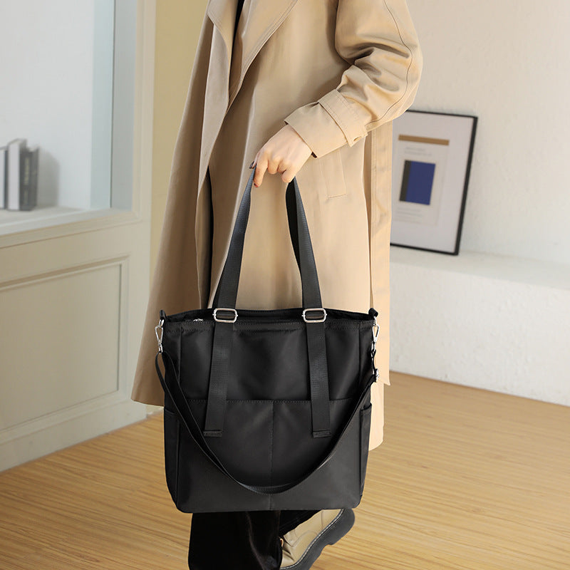 Oxford Cloth Shoulder Bag Large Capacity Casual Tote Bag