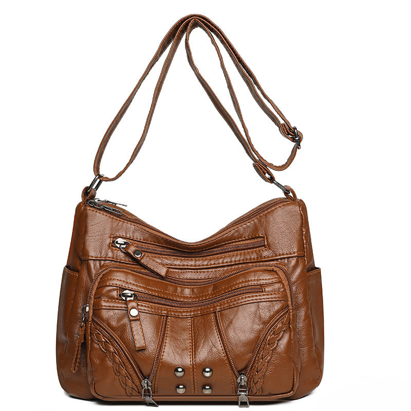 Large Capacity Women's Shoulder Bag New High Sense
