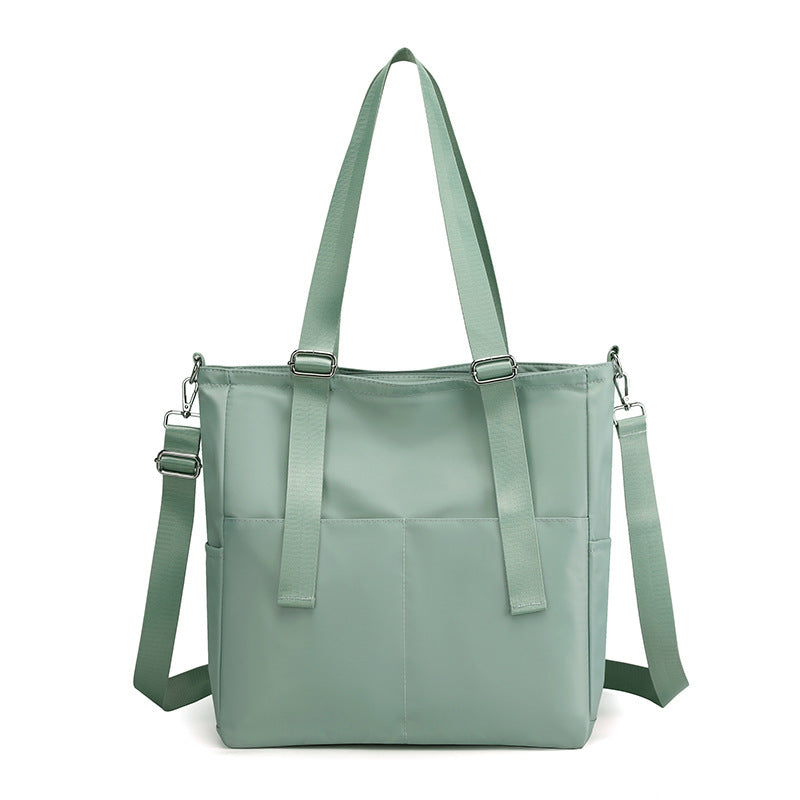 Oxford Cloth Shoulder Bag Large Capacity Casual Tote Bag