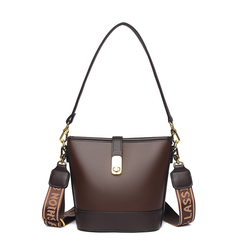 Fashion Korean Style Bucket Bag All-match Shoulder Messenger Bag