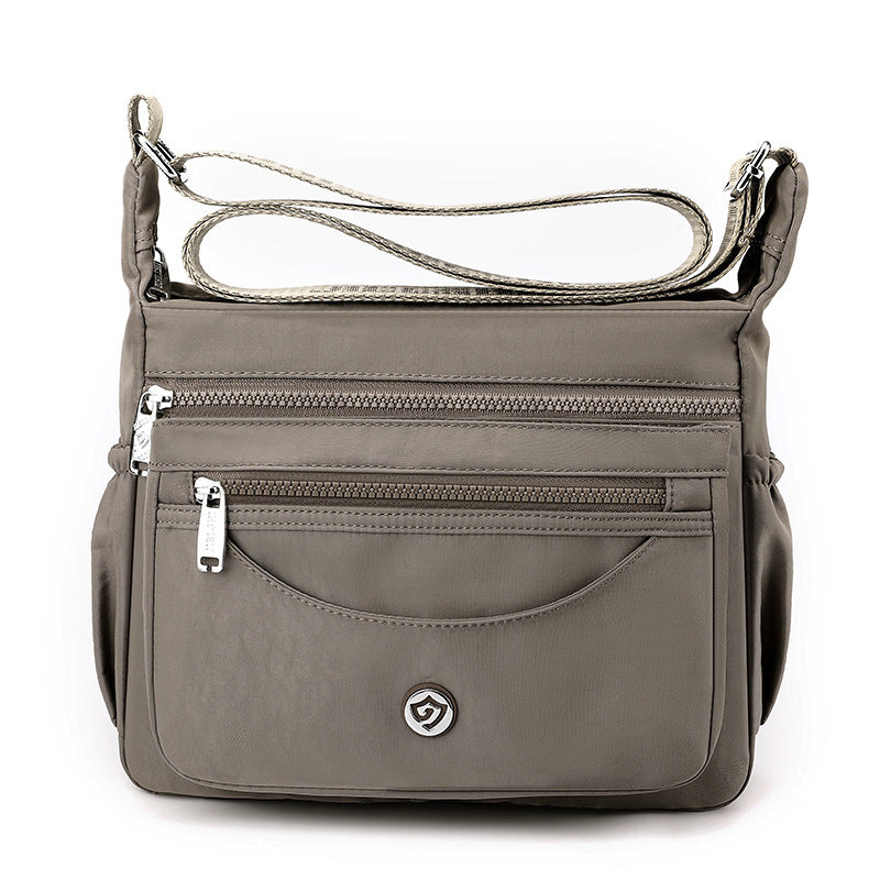 Trendy Women's Shoulder Lightweight Waterproof Nylon Cloth Bag