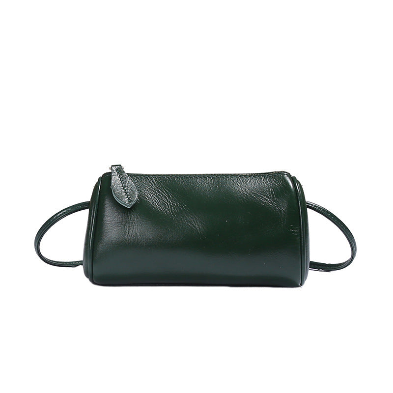 Fashionable And Exquisite First Layer Small Cowhide Crossbody Bag Women