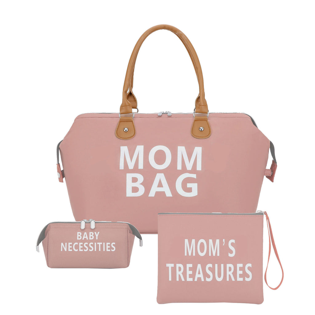 Multifunctional Large Capacity Waterproof And Hard-wearing Baby Diaper Bag Suit