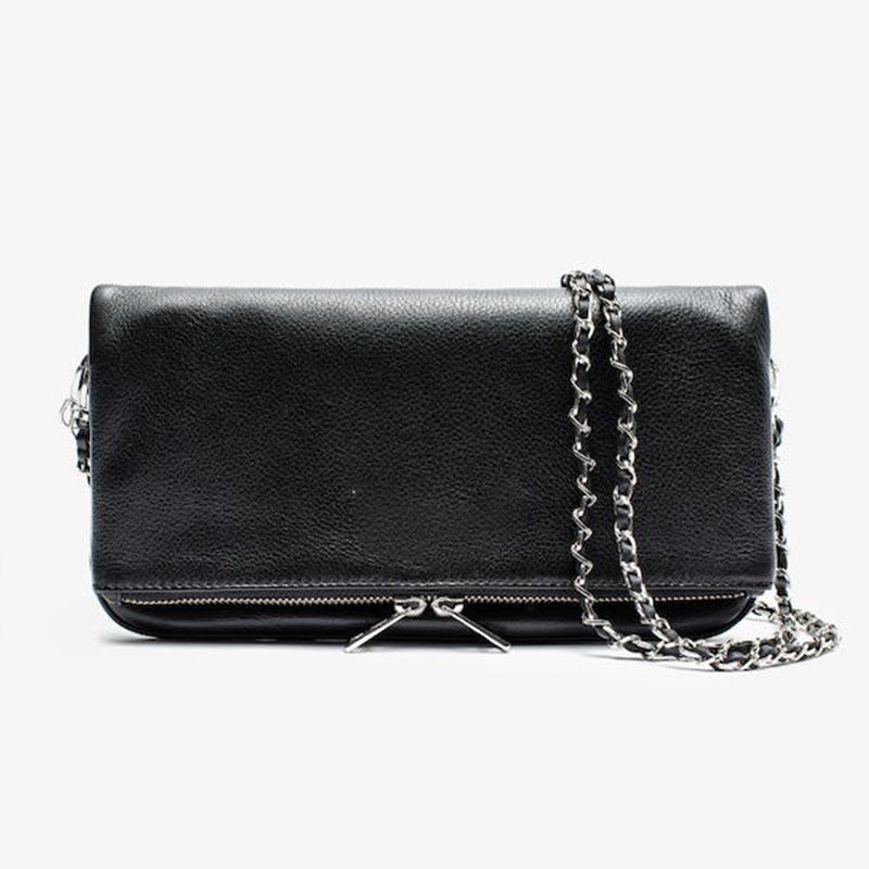 Fashion Chain Folding Clutch Women's Shoulder Messenger Bag