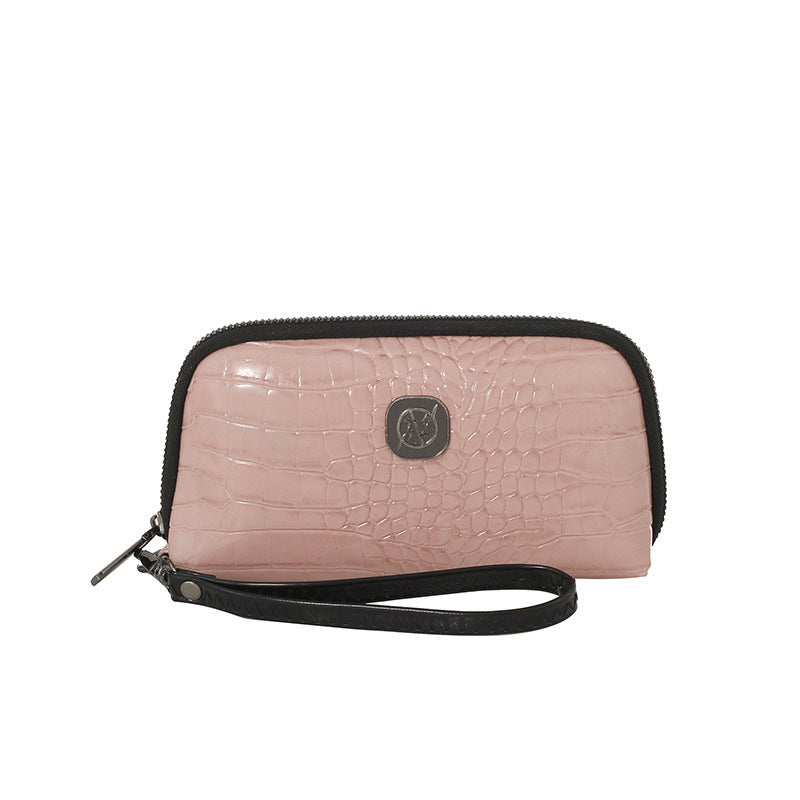 Hand-held Crystal Bamboo Pattern Exquisite Mobile Phone Bag