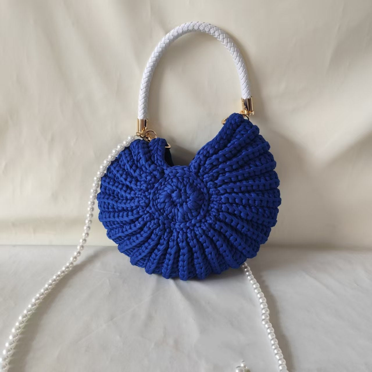 New Handmade Woven Pearl Chain Candy Color Fashion