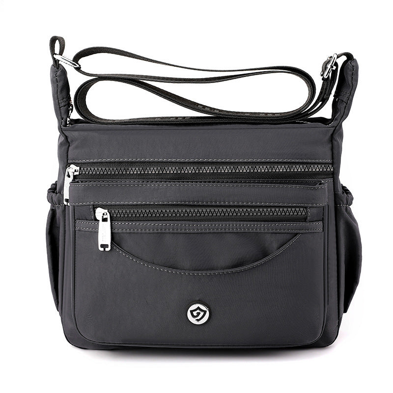 Trendy Women's Shoulder Lightweight Waterproof Nylon Cloth Bag