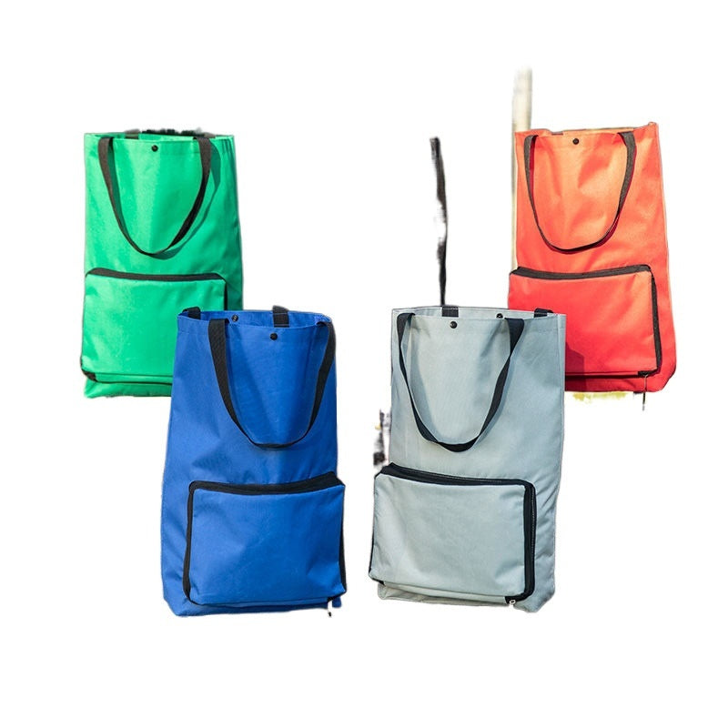 Hand-pulled Shopping Cart Folding Tugboat Bag Handbag