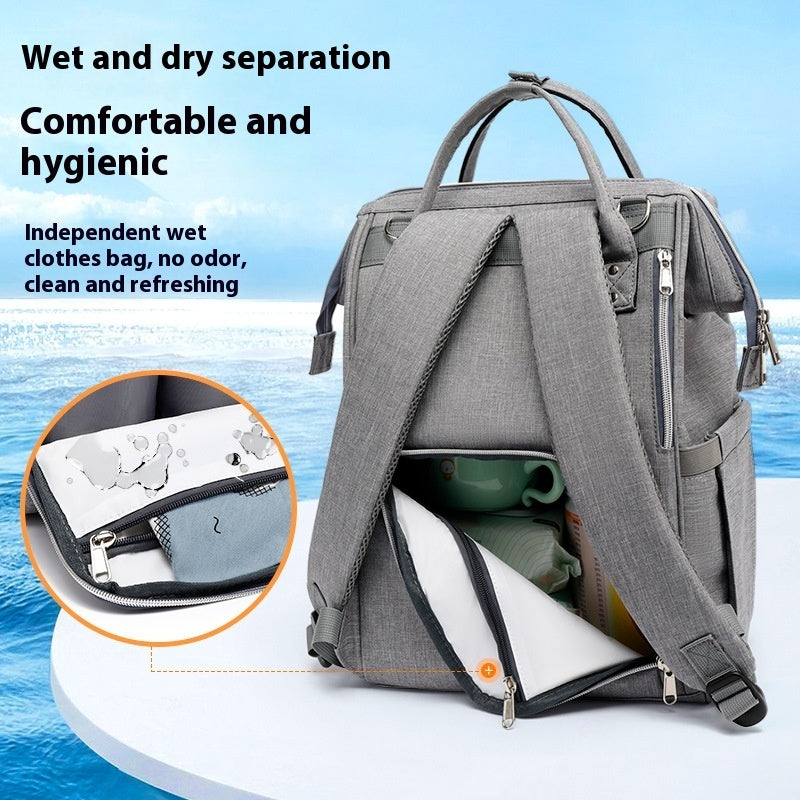 Women's Korean-style Double-shoulder Outing Baby Backpack