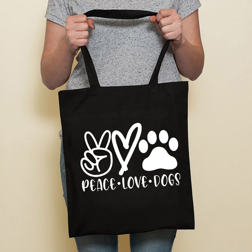 Sausage Cute Pet Dog Printed Canvas Bag