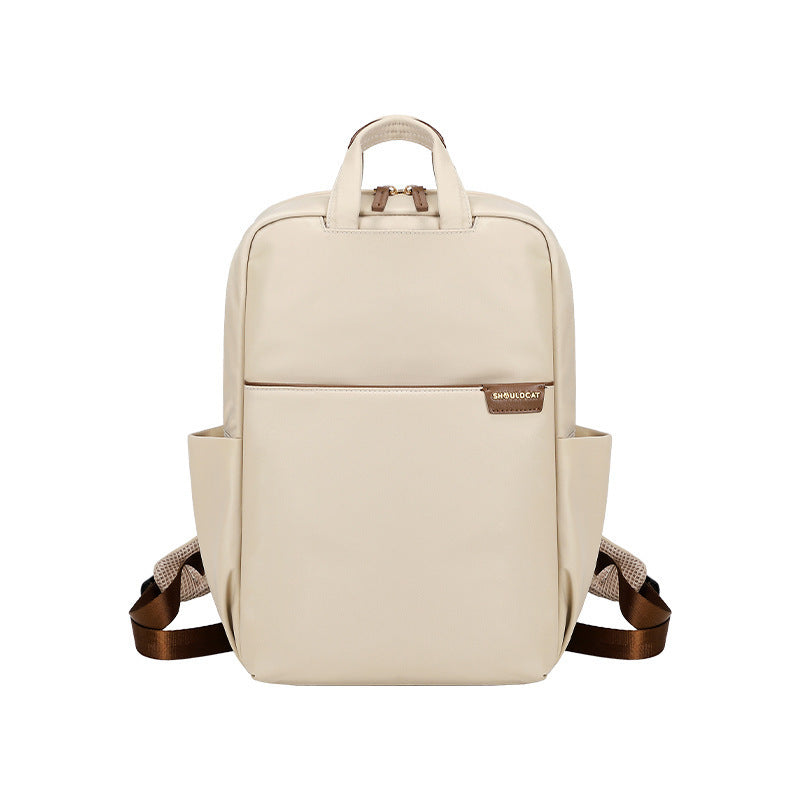 Simple Canvas Travel Large Capacity Women's Backpack