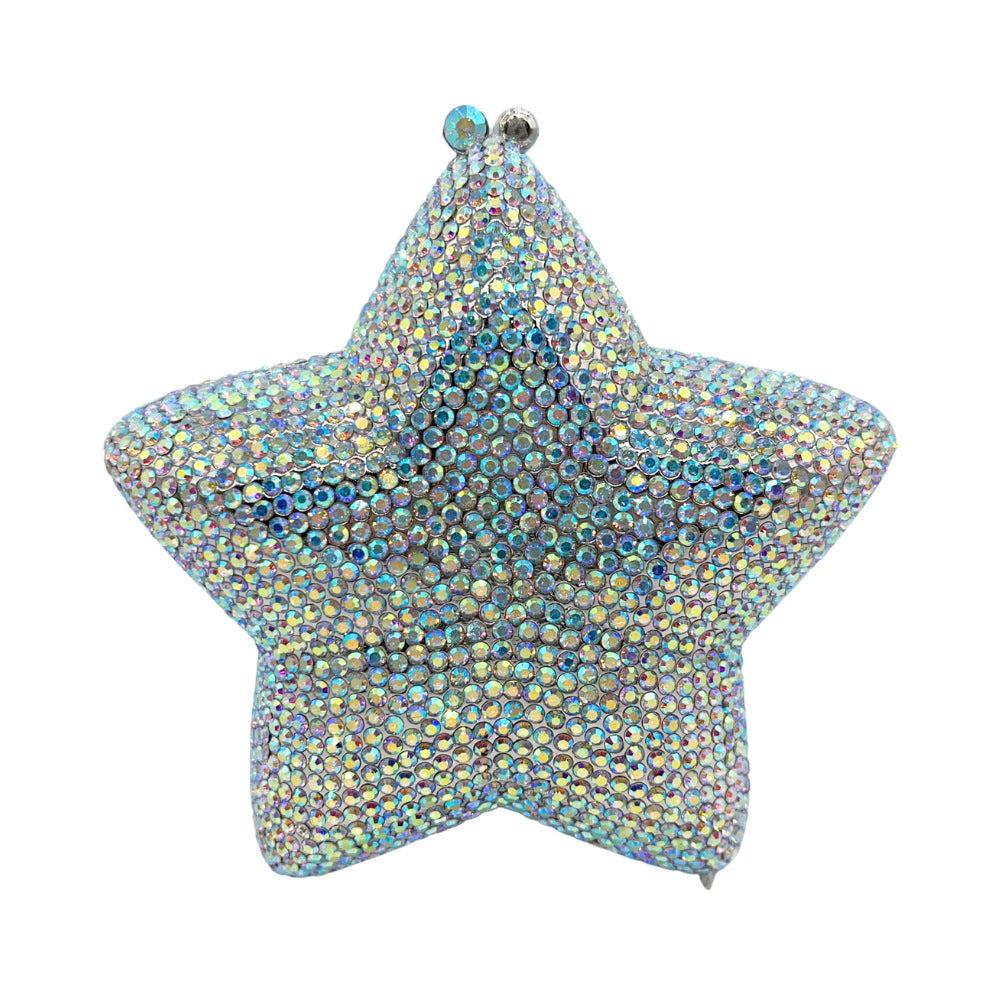 Little Star Studded Diamond Dinner Full Diamond Handbag