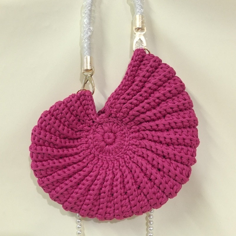 New Handmade Woven Pearl Chain Candy Color Fashion