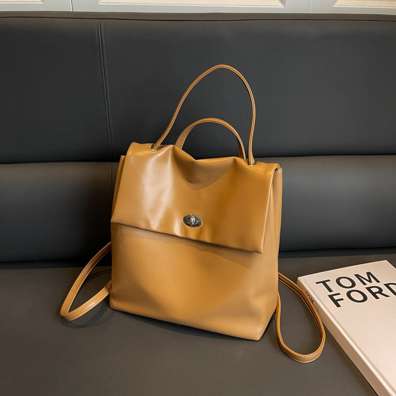 Retro Large Capacity Women's Backpack New All-match Commute Backpack