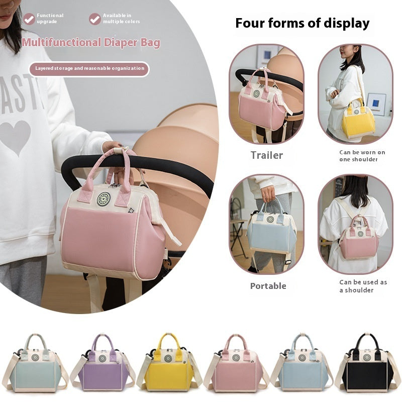 Anti-Aging Fashion Mother And Baby Out Lightweight Backpacks Handbag