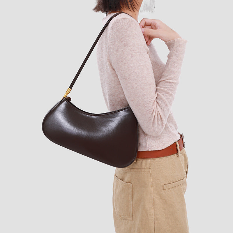 High-end Retro Commuter Underarm Bag Women's Niche High-grade Handbag