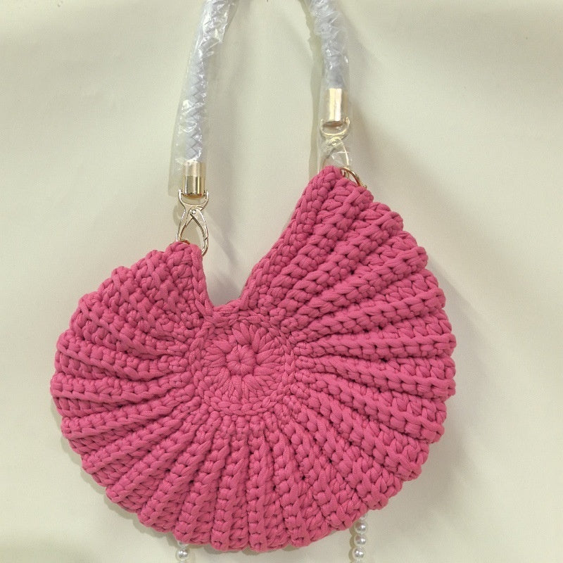 New Handmade Woven Pearl Chain Candy Color Fashion