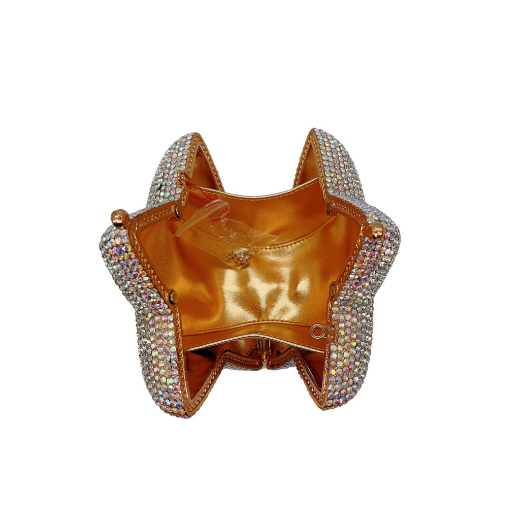 Little Star Studded Diamond Dinner Full Diamond Handbag