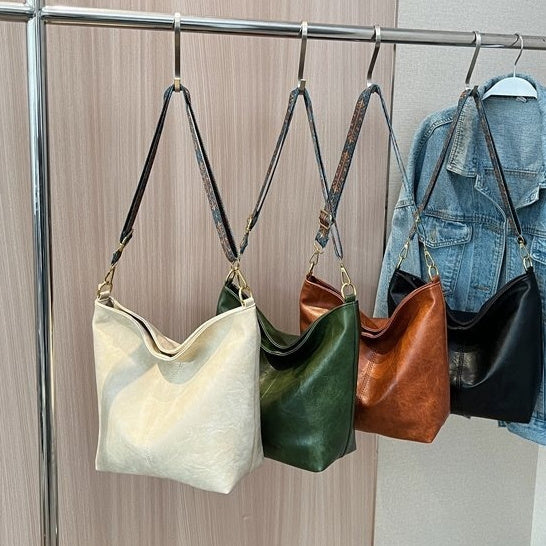 Fashion Large Capacity Bag Women's Crossbody Bucket Bag