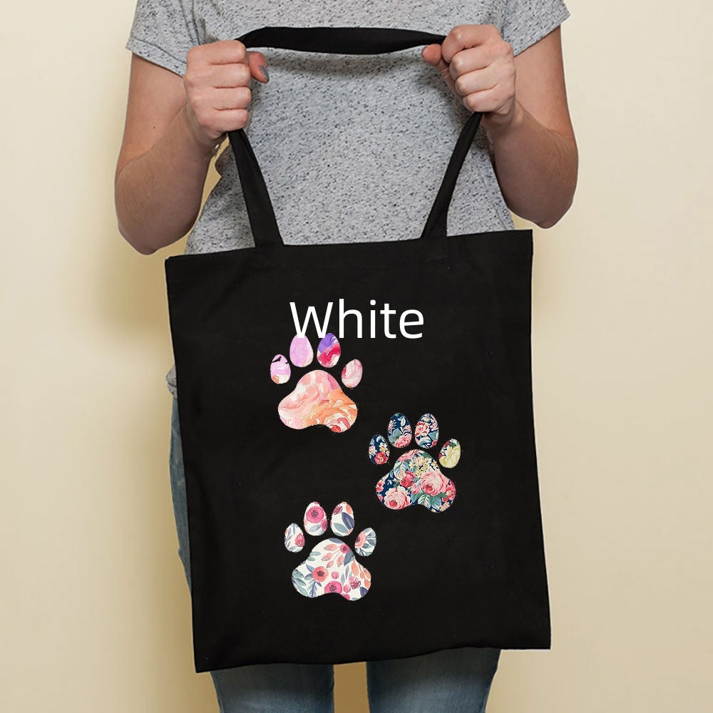 Sausage Cute Pet Dog Printed Canvas Bag