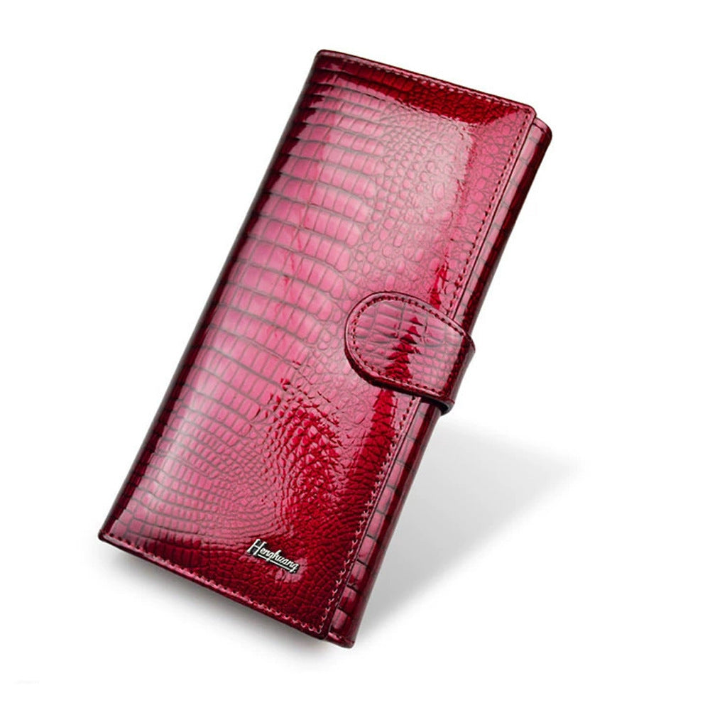 Women's Leather Purse Patent Leather European And American Fashion Women's Coin Purse