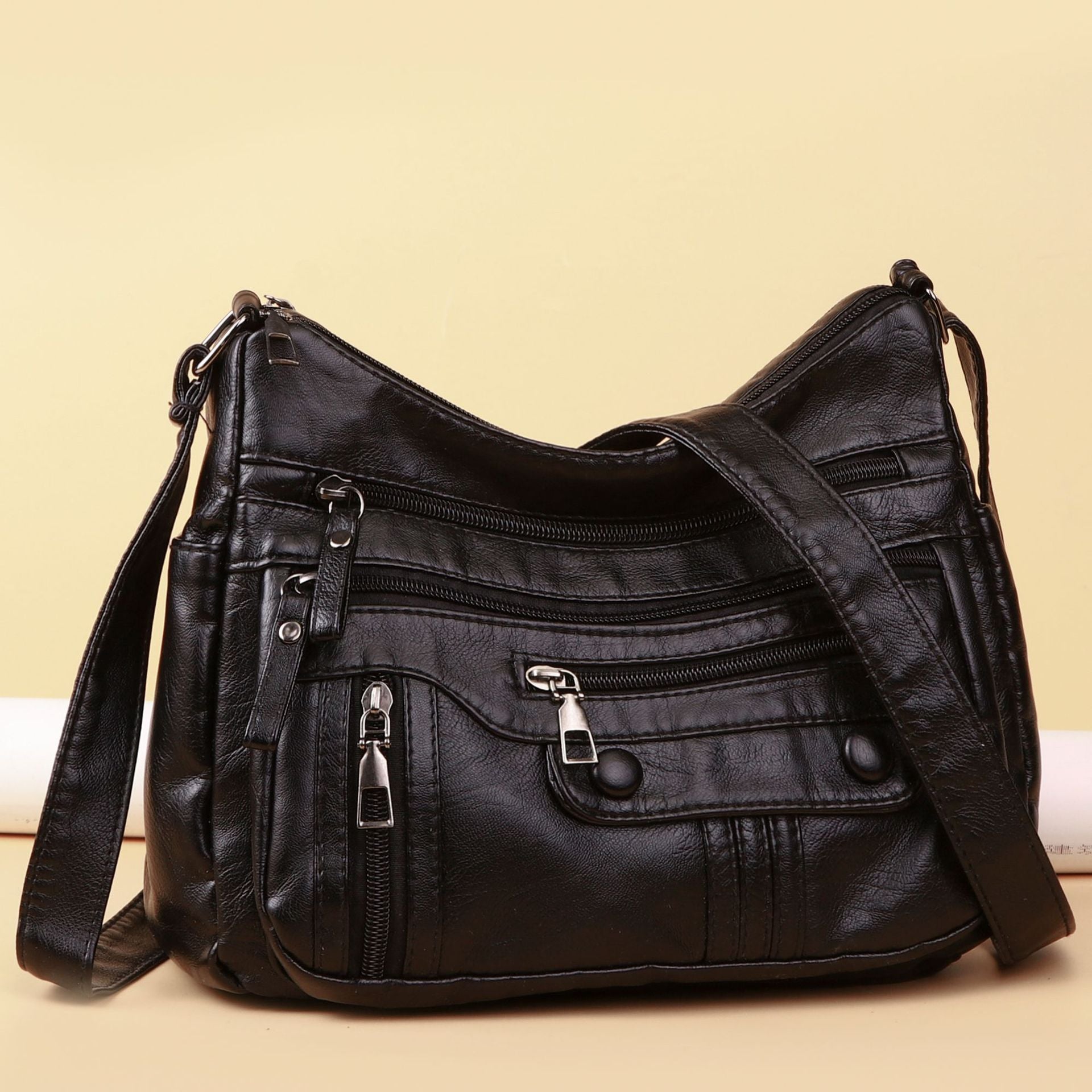 Shoulder Bag Women's Soft Leather Fashion All-match Messenger Bag