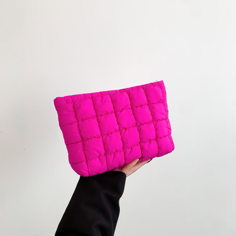 Solid Color Large Capacity Women's Down Bag