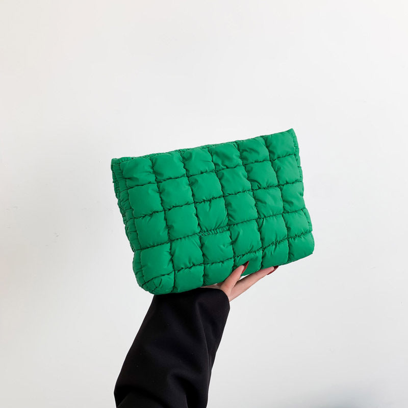 Solid Color Large Capacity Women's Down Bag