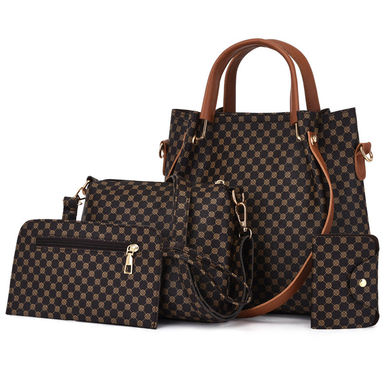 Women's Bag Handbag Fashion Fashion Mother And Child Bag Four-piece Set