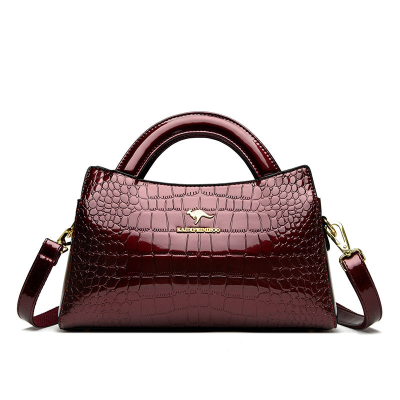 Popular Embossed Women's Shoulder Messenger Handbag