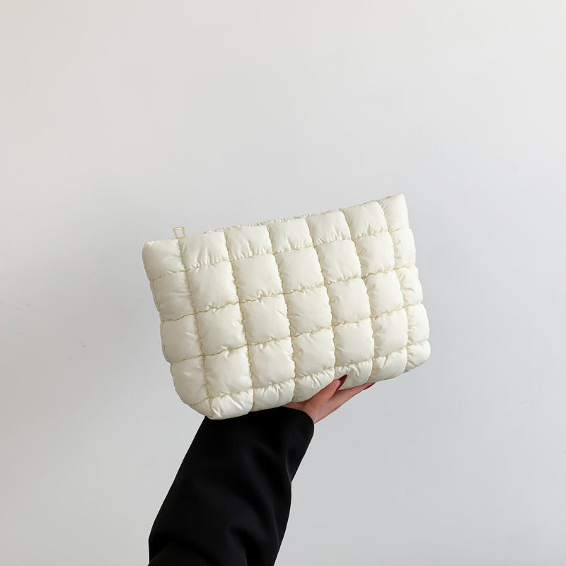 Solid Color Large Capacity Women's Down Bag