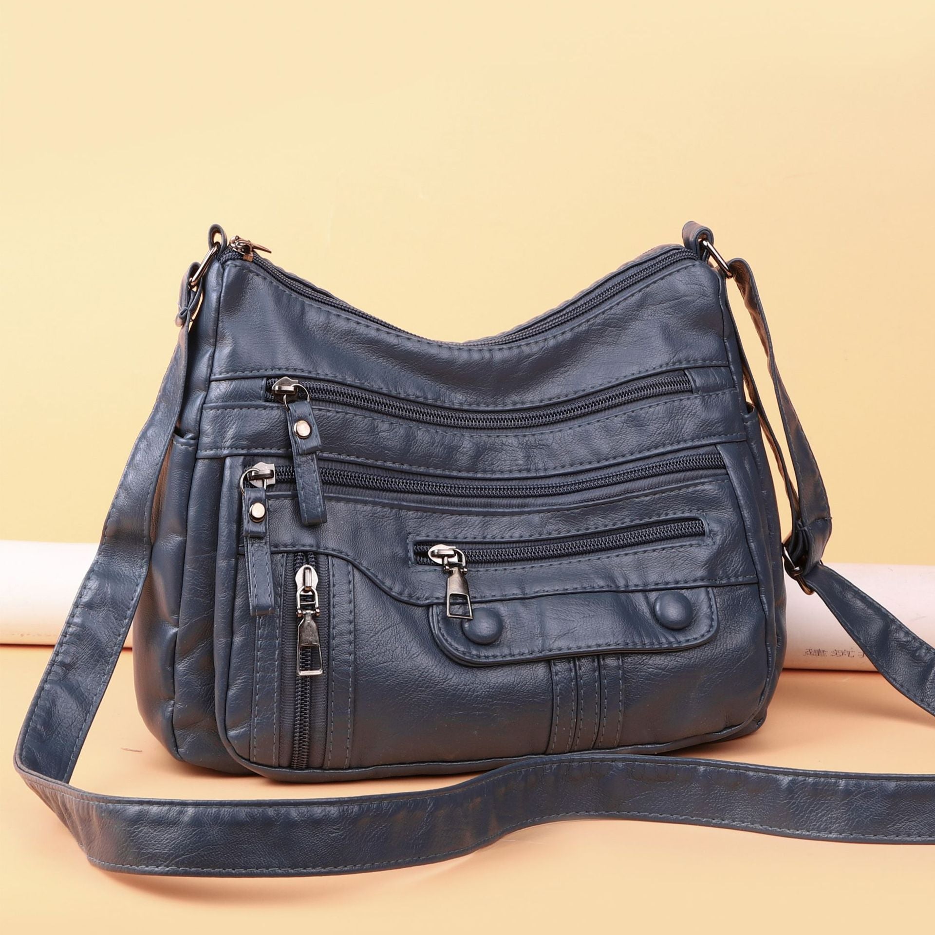 Shoulder Bag Women's Soft Leather Fashion All-match Messenger Bag